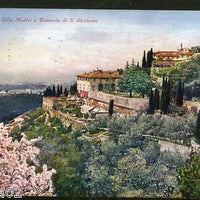 Italy 1930 FieSole Medici Villas and St. Jerome's View Picture Post Card # 144