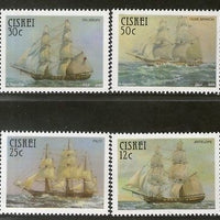 Ciskei 1985 Troop Sailing Ships Transport Sc 85-88 MNH # 4400