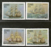 Ciskei 1985 Troop Sailing Ships Transport Sc 85-88 MNH # 4400