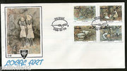 Venda 1988 Local Painting Art Watercolours by Kenneth Sc 185-88 FDC # 16453