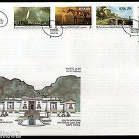 South Africa 1980 National Gallery Painting Landscape Ship Sc 538-41 FDC # 15134