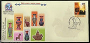 India 2016 Terracotta Works of Bata Harichandanpur Pottery Handicaraft Sp.Cover # 18496