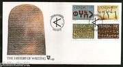 Venda 1985 History of Writing Rock Painting Art Characters Sc 72-75 FDC # 16446