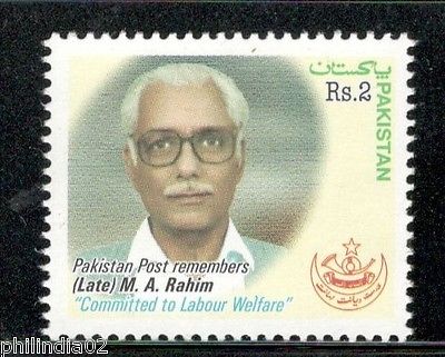 Pakistan 2003 M. A. Rahim labour leader Sc 1010  MNH # 4200