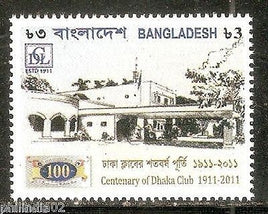 Bangladesh 2011 Centenary of Dhaka Club Achitecture Building 1v MNH # 3433