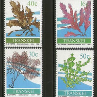 Transkei 1988 Seweeds Flower Plants Trees Flora Sc 199-202 MH # 4261