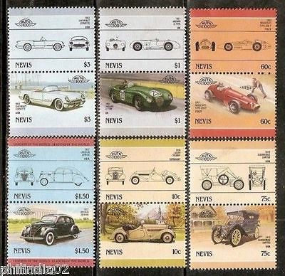 Nevis 1985 Motor Cars Automobile Transport 12v MNH # 3113