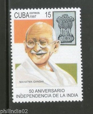 Cuba 1997 Mahatma Gandhi Anniv. of Independence India 1v MNH # 4979