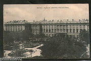 Spain 1928 Madrid Plaza de Oriente Royal Palace Architecture Used View Post Card