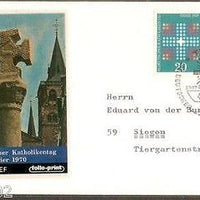 Germany 1970 Meeting of German Catholic Trier  Cover