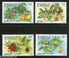 St. Vincent Grenadines 1985 Fruits & Blossom Flower SPECIMEN Sc 488-91 MNH #1836