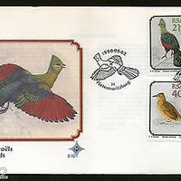 South Africa 1990 Birds Fauna Animals Wildlife Sc 789-92 FDC # 16114