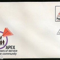 Papua New Guinea APEX Service to Community Postal Stationery Envelope FD Cancell