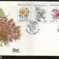 Bophuthatswana 1987 Wild Flowers Plant Tree Flora Sc 192-5 FDC # 16461