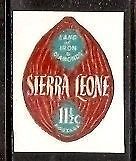 Sierra Leone 1970 11½c Odd Shaped Palm Kernel Die Cut Self Adhesive MNH # 1791