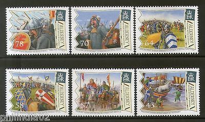 Alderney 2016 Battle of Hasting 950 Years War History Horse Ship 6v MNH # 4334