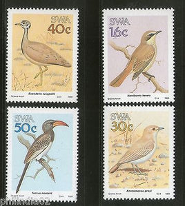 South West Africa 1988 Birds Wildlife Animals Sc 606-9 MNH # 1434