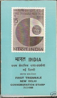India 1968 First Triennale, New Delhi Phila-462 Cancelled Folder
