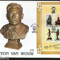 South Africa 1992 Sculptures by Anton van Wouw Art Sc 843a M/s on FDC # 15224