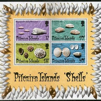 Pitcairn Islands 1974 Sea Shells Marine Life Animals M/s Sc 140a MNH # 9659