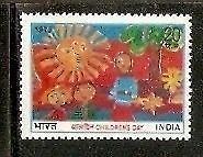 India 1973 Children's Day Painting Phila-592 MNH