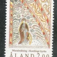 Aland 1990 Fresco St. Anna's Church Architecture Christianity 1v Sc 44 MNH #1751