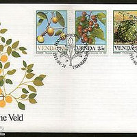 Venda 1985 Fruits of Veld Flower Trees Plants Flora Sc 120-23 FDC # 16449