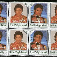 British Virgin Islands 1988 Michael Jackson Music Singer Unissued BLK MNH # 6253B