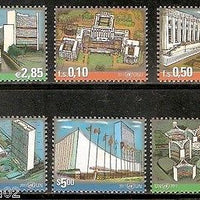 United Nations 2011 Street & Aerial Views of Buildings Architecture MNH # 2618