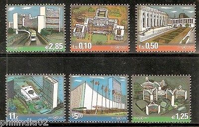 United Nations 2011 Street & Aerial Views of Buildings Architecture MNH # 2618