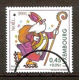 Luxembourg 2001 Christmas Santa Clause 'SPECIMAN' Sc B425 MNH