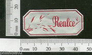 India 1950's Realac French Print Vintage Perfume Label Multi-Colour # 4091