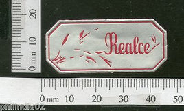 India 1950's Realac French Print Vintage Perfume Label Multi-Colour # 4091