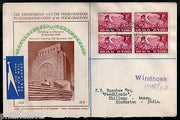 South West Africa 1949 Inauguration of Voortrekker Monument BLK/4 Sc 163-5 FDC # 9176C