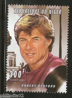 Niger 1997 Robert Redford Sc 951i Star of American Cinema Music Musician Singer MNH #2769