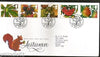 Great Britain 1993 Autumn Fruits Pears Rowanberries Horse Chestnut 5v FDC # F84