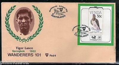 South Africa 1989 Cricket Legends –  Tiger Lance Birds M/s Special Cover # 602