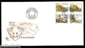 South Africa 1982 Dinosaurs Pre Historic Animal Wildlife Sc 606-9 FDC # 16066