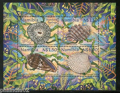 Namibia 1998 Sea Shells Marine Life Animals Sc 903-6 Sheetlet MNH # 12957