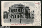 Hungary 1901 Budapest Great Opera House View Picture Post Card to Finland #157