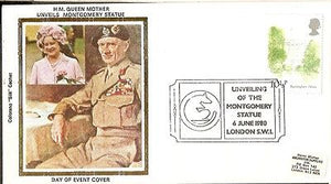 Great Britain 1980 Queen Mother Colorano Silk Cover # 5393