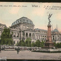 Austria 1907 Vienna University Building View Picture Post Card to Portugal # 143