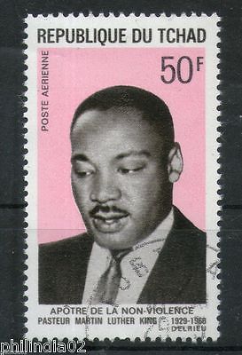 Chad 1969 Martin Luther King Nobel Prize Winner Non-Violence Sc C54 Canc # 5314A