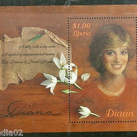 Liberia 1998 $1.00 Lady Diana Princess of Wales Royal Family M/s MNH # 13222