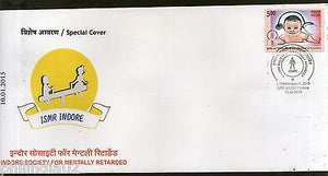 India 2015 Indore Society for Mentally Retarded Handicap Special Cover # 18052
