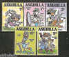 Anguilla Walt Disney Animation Cartoon Film Mickey Mouse Pluto Easter 5v MNH # 3651