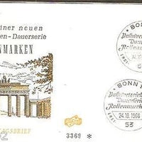 Germany 1966 Brandenburg Gate Architecture Sc 952 Cover