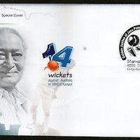 India 2009 Cricket Padmashree Jasu Patel Indian Bowler Sports Sp. Cover # 18431