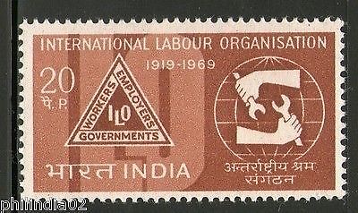 India 1969 International Labour Organisation ILO Phila-486 MNH