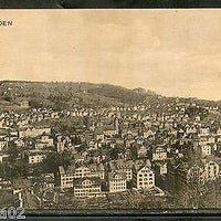 Switzerland 1909 St. Gallen Overview Architecture Used View Post Card # 1454-66